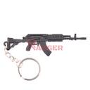 LLAVERO FUSIL M762 9 CM NEGRO