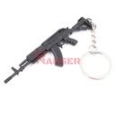 LLAVERO FUSIL M762 9 CM NEGRO