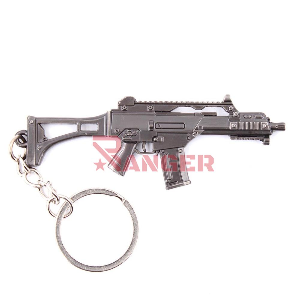 LLAVERO FUSIL G36 8 CM GRIS