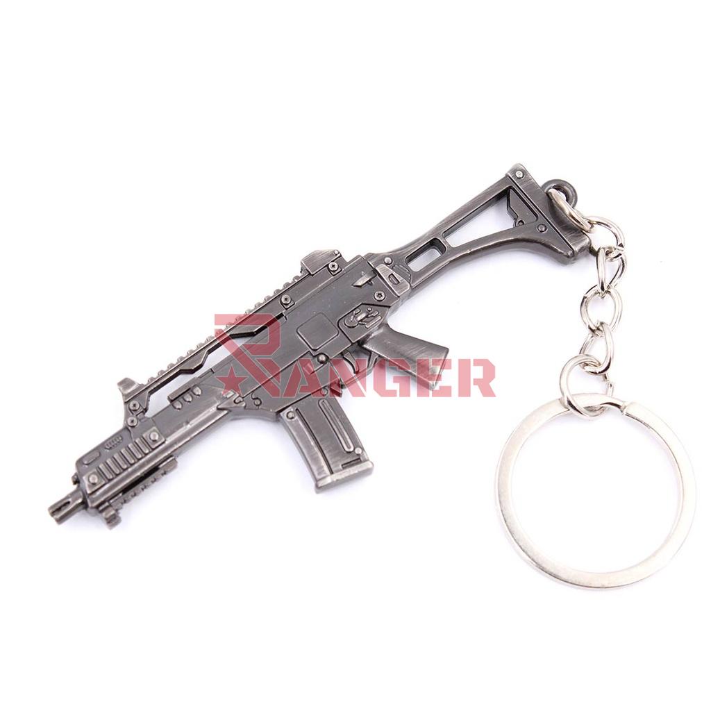 LLAVERO FUSIL G36 8 CM GRIS
