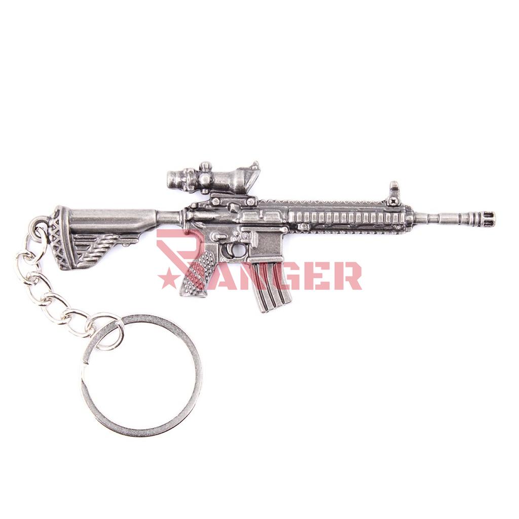 LLAVERO FUSIL M416 9 CM NEGRO