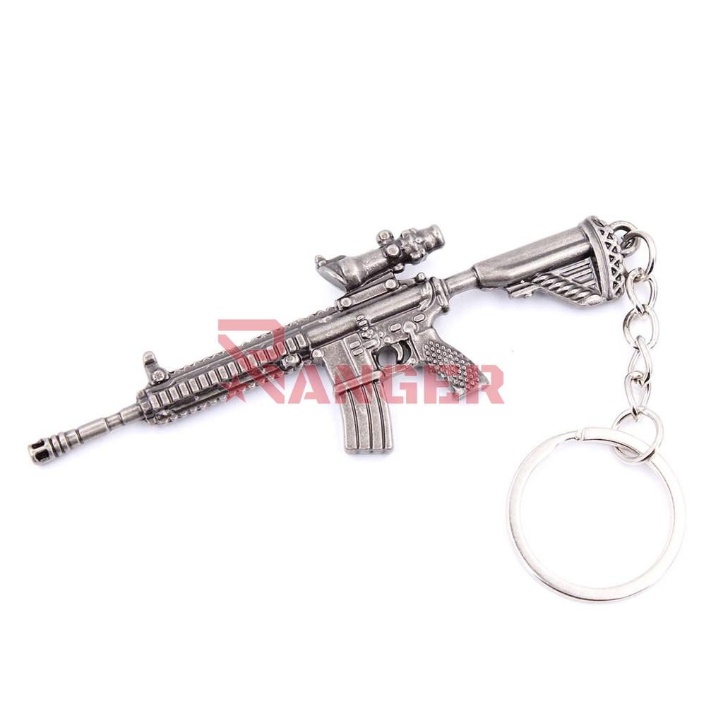 LLAVERO FUSIL M416 9 CM NEGRO
