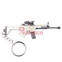 LLAVERO FUSIL SCAR-L 9 CM TAN