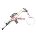 LLAVERO FUSIL SCAR-L 9 CM TAN
