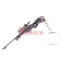LLAVERO FUSIL L96 9 CM NEGRO