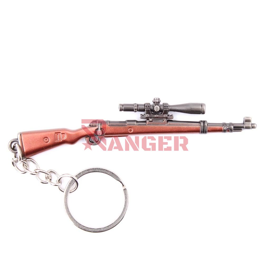 LLAVERO FUSIL 98K 9 CM MARRON