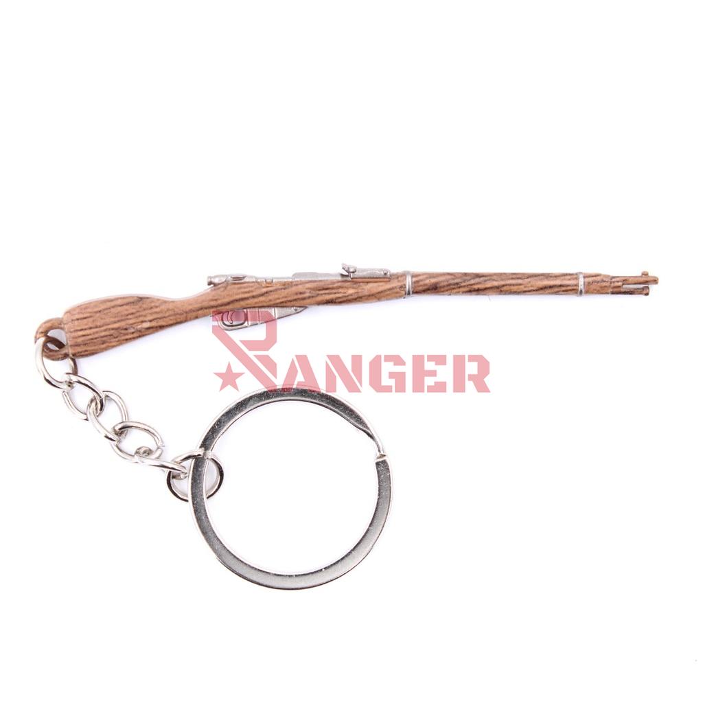LLAVERO FUSIL MOSIN 9 CM MARRON