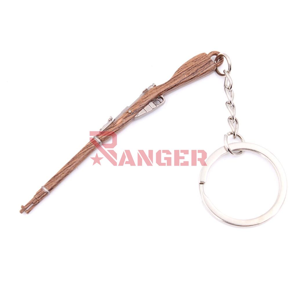 LLAVERO FUSIL MOSIN 9 CM MARRON