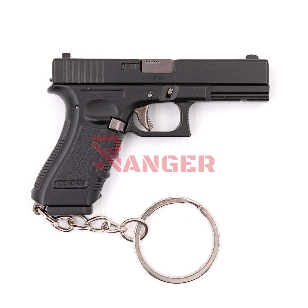 LLAVERO PISTOLA G17 7 CM NEGRO