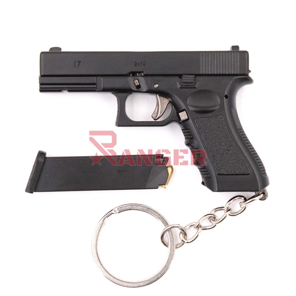 LLAVERO PISTOLA G17 7 CM NEGRO