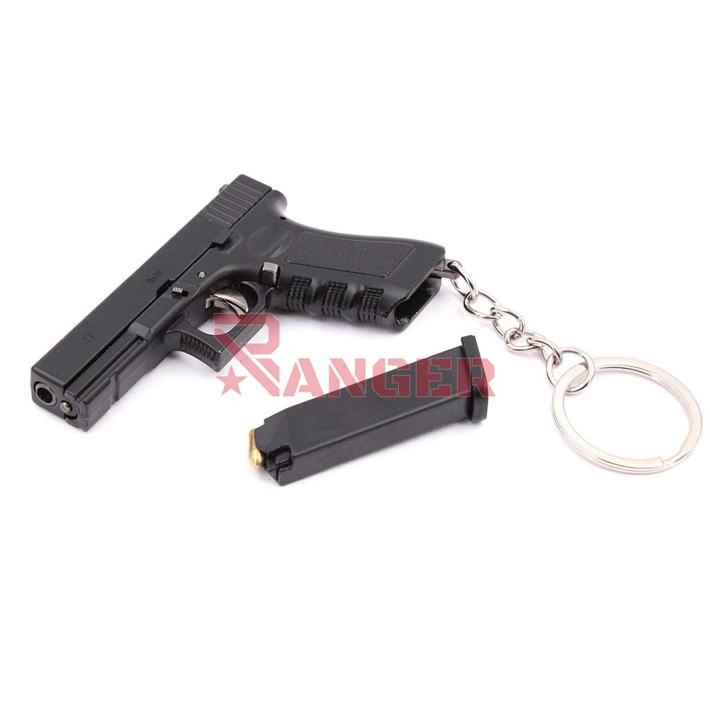 LLAVERO PISTOLA G17 7 CM NEGRO