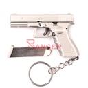 LLAVERO PISTOLA G17 7 CM PLATA