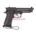 LLAVERO PISTOLA B92F 7,5 CM NEGRO