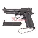LLAVERO PISTOLA B92F 7,5 CM NEGRO