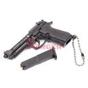 LLAVERO PISTOLA B92F 7,5 CM NEGRO