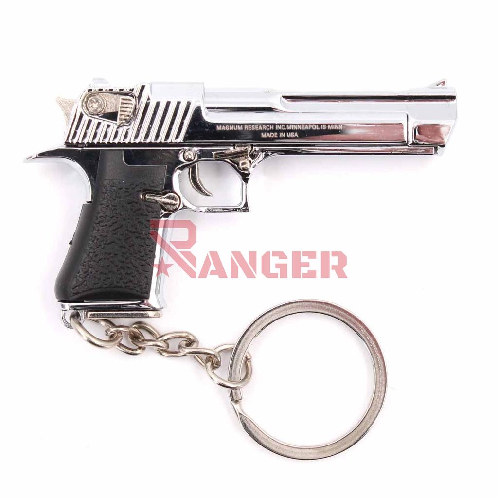 LLAVERO PISTOLA DESERT EAGLE 6,6 CM PLATA