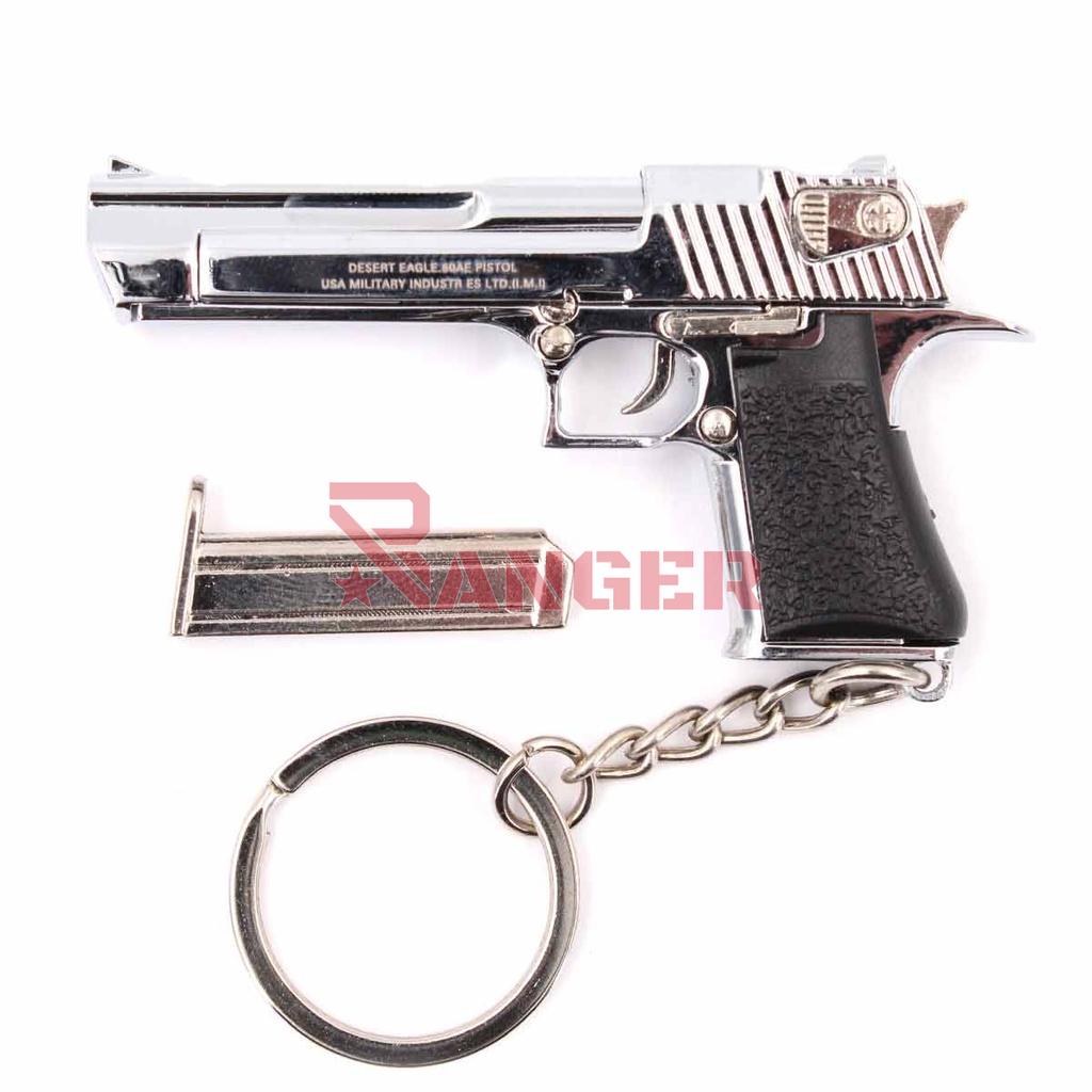 LLAVERO PISTOLA DESERT EAGLE 6,6 CM PLATA