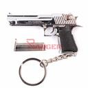 LLAVERO PISTOLA DESERT EAGLE 6,6 CM PLATA