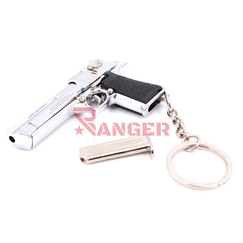 LLAVERO PISTOLA DESERT EAGLE 6,6 CM PLATA