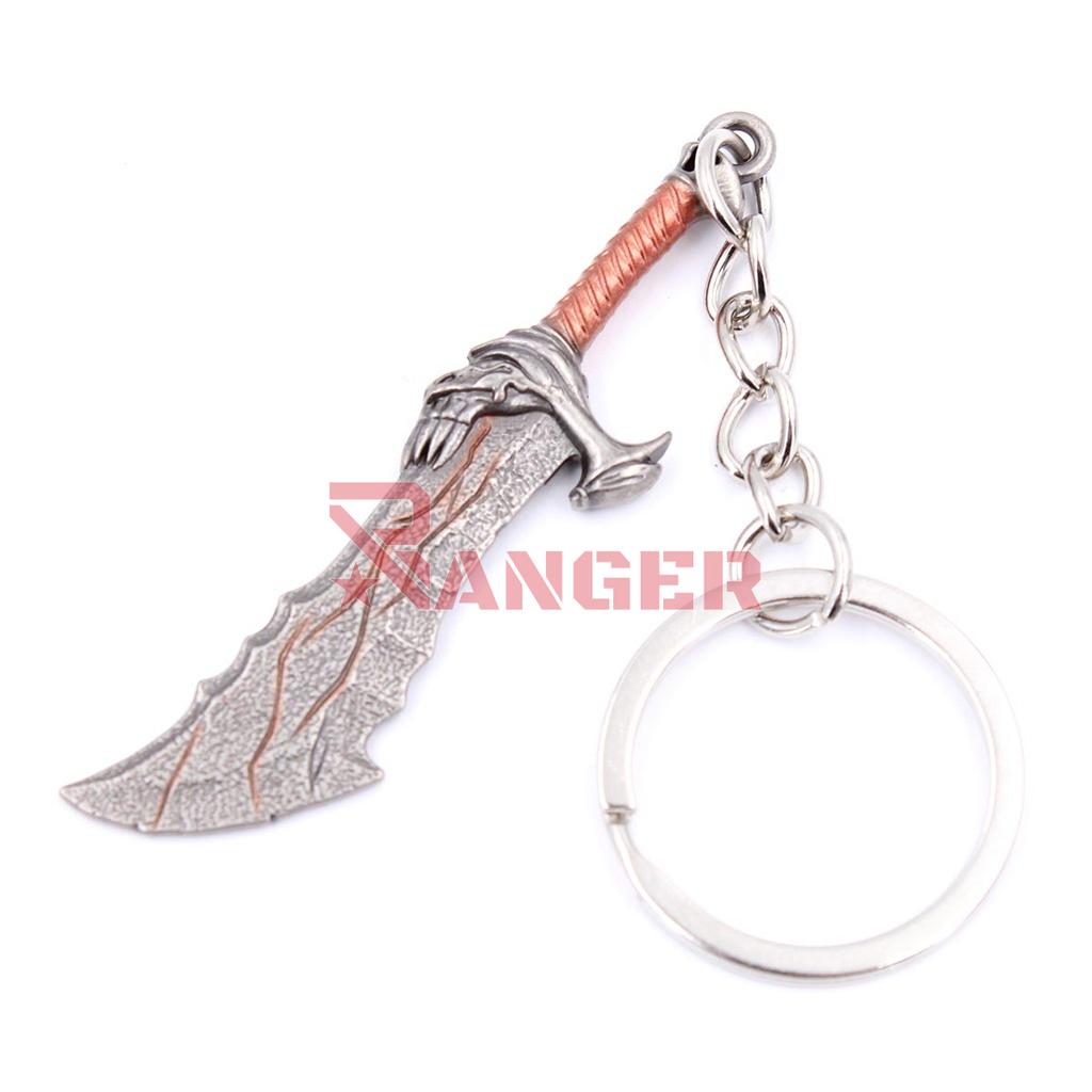 LLAVERO ESPADA 1227 GOW 6 CM GRIS