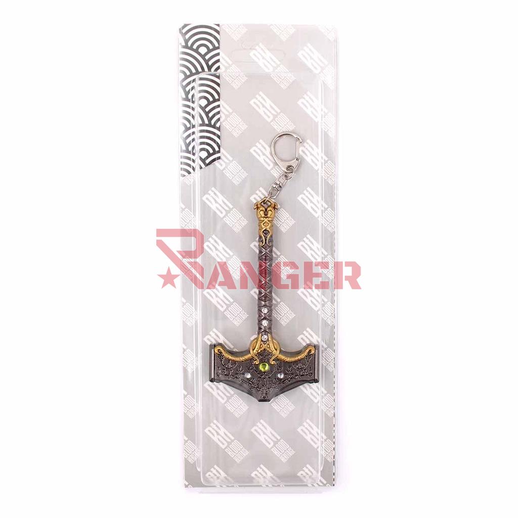 LLAVERO MARTILLO 1230 GOW 12 CM GRIS