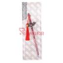 LLAVERO ESPADA 1224 ZLD 21 CM ROJO