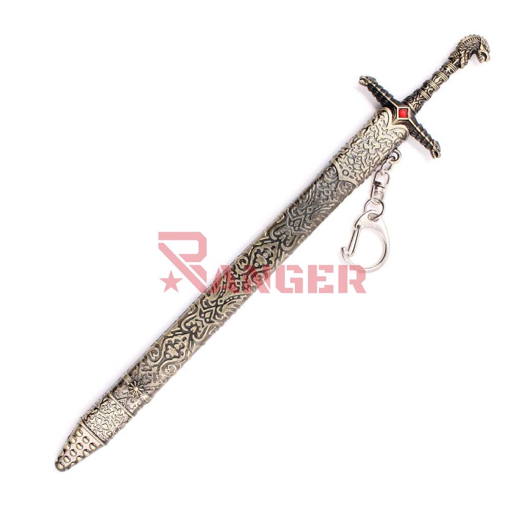 LLAVERO ESPADA 1209 GOT 9 CM DORADO