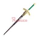 LLAVERO ESPADA 1240 16 CM DORADO/VERDE