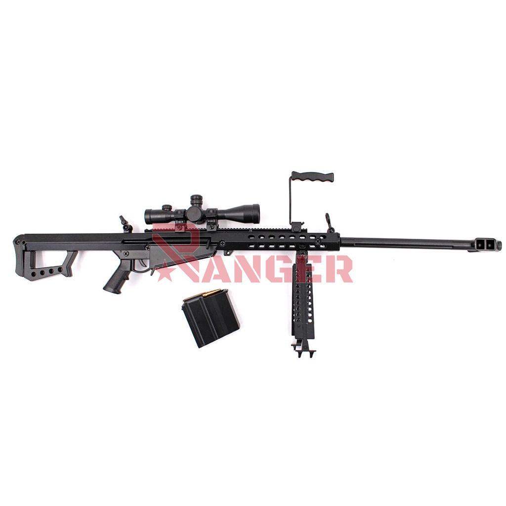 FUSIL BARRETT ESCALA 1:3 35 CM NEGRO