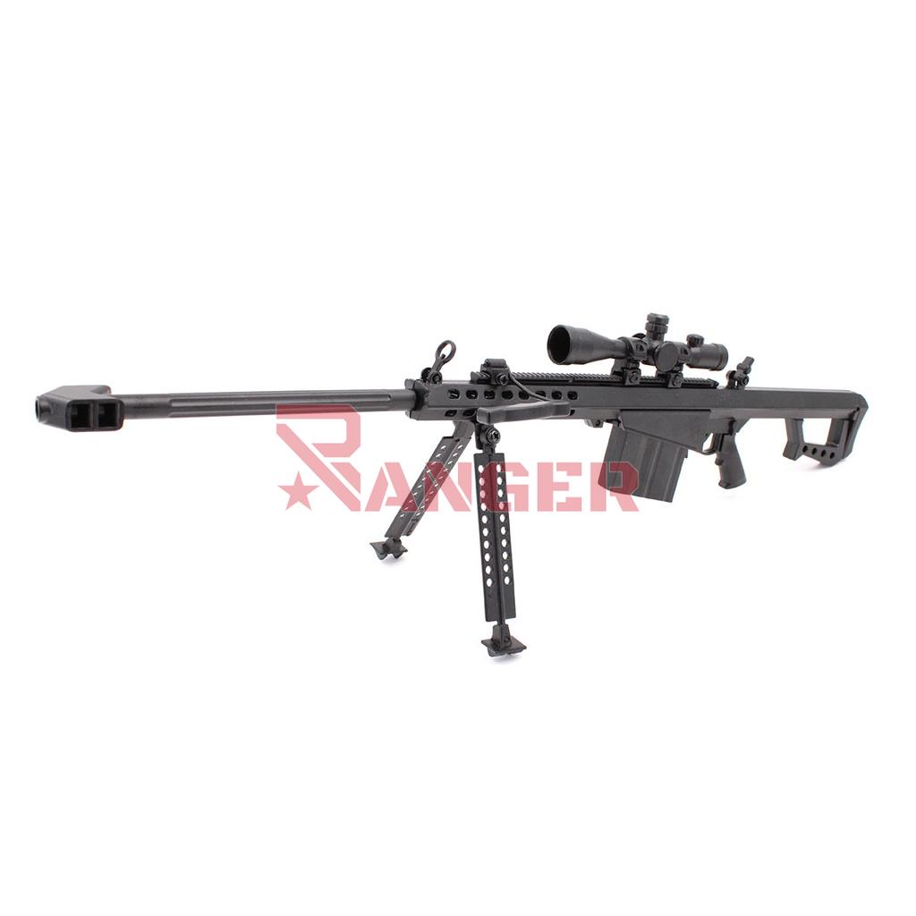 FUSIL BARRETT ESCALA 1:3 35 CM NEGRO
