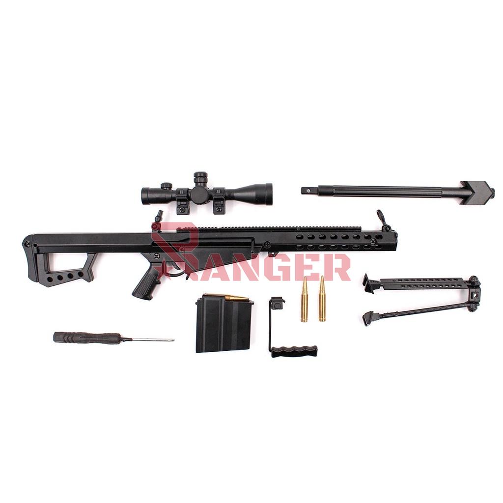 FUSIL BARRETT ESCALA 1:3 35 CM NEGRO