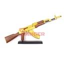 FUSIL AK ESCALA 1:3 24 CM DORADO