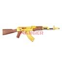 FUSIL AK ESCALA 1:3 24 CM DORADO