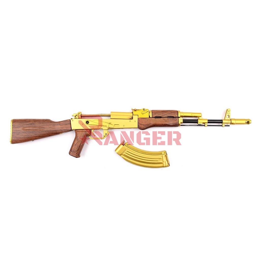 FUSIL AK ESCALA 1:3 24 CM DORADO