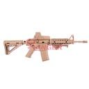 FUSIL M4 ESCALA 1:3 28 CM TAN