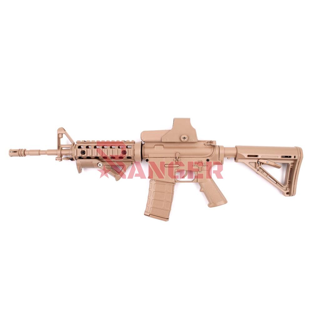 FUSIL M4 ESCALA 1:3 28 CM TAN
