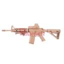 FUSIL M4 ESCALA 1:3 28 CM TAN