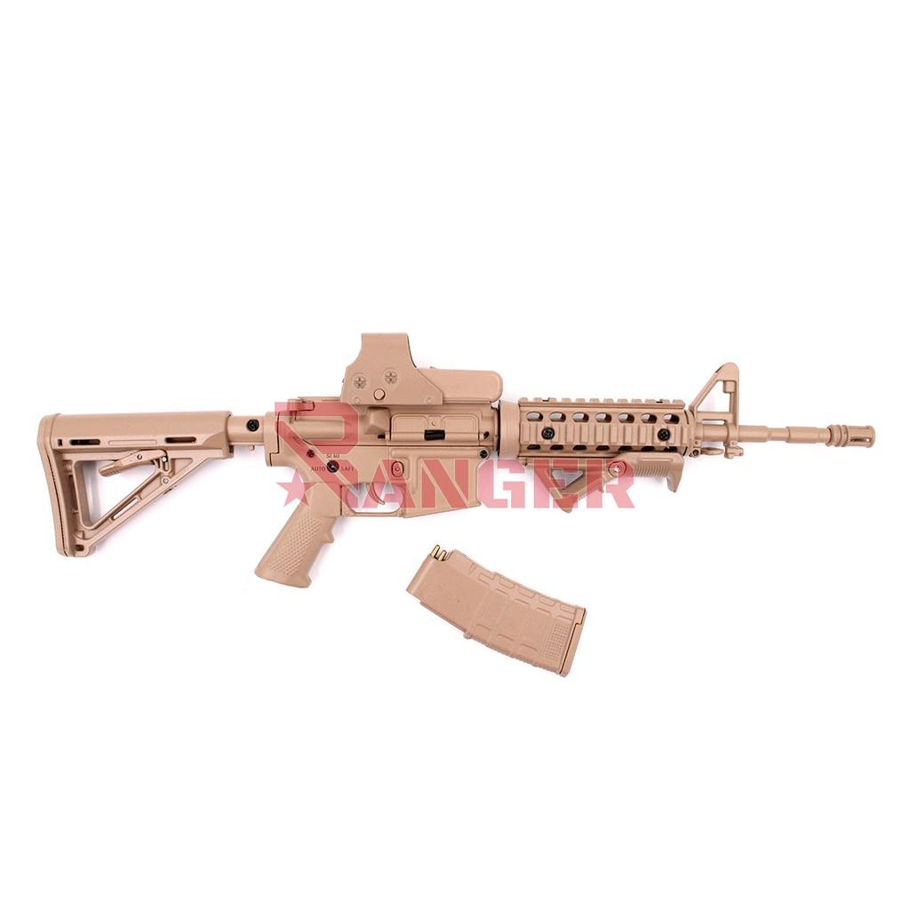FUSIL M4 ESCALA 1:3 28 CM TAN