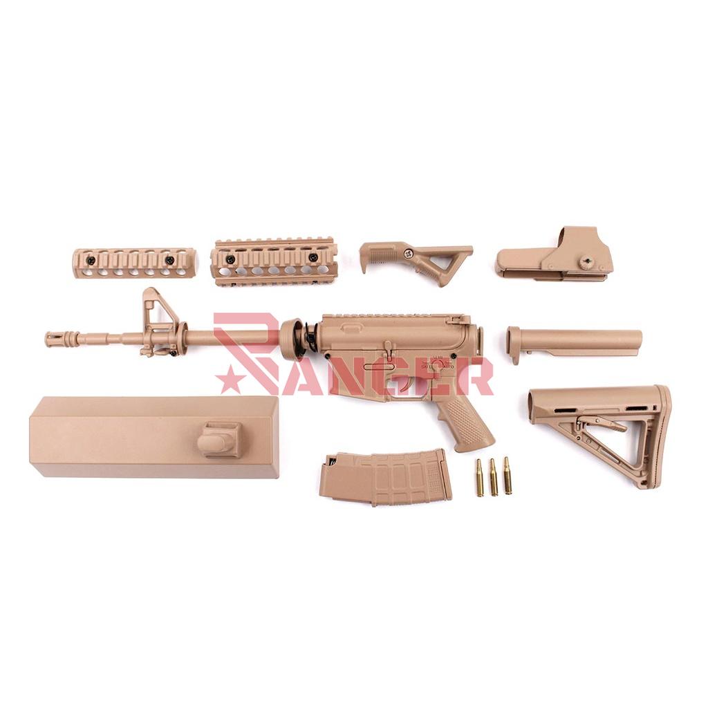 FUSIL M4 ESCALA 1:3 28 CM TAN