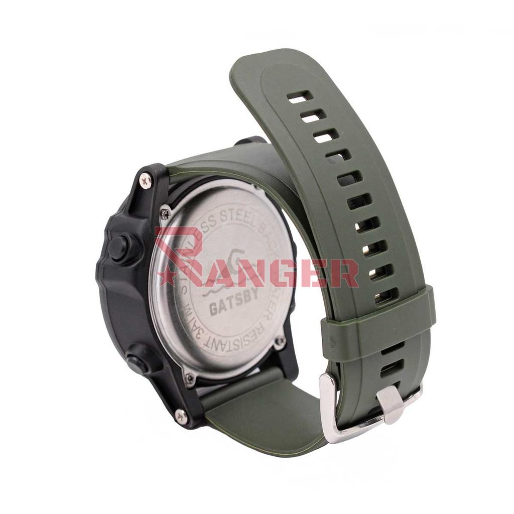 RELOJ TACTICO GATSBY MULTIFUNCION ESFERA NEGRA