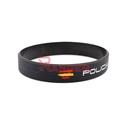 PULSERA IMMORTAL PVC POLICIA NACIONAL NEGRA