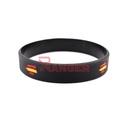 PULSERA IMMORTAL PVC BANDERA ESPAÑA NEGRA