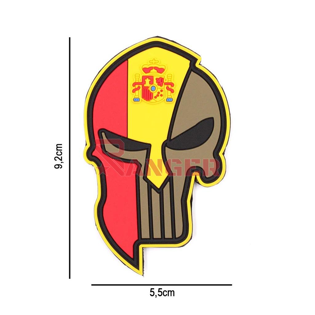 PARCHE IMMORTAL PVC 3D PUNISHER CASCO ESPARTANO ESPAÑA