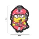PARCHE IMMORTAL PVC 3D MINION TACTICO ROSA