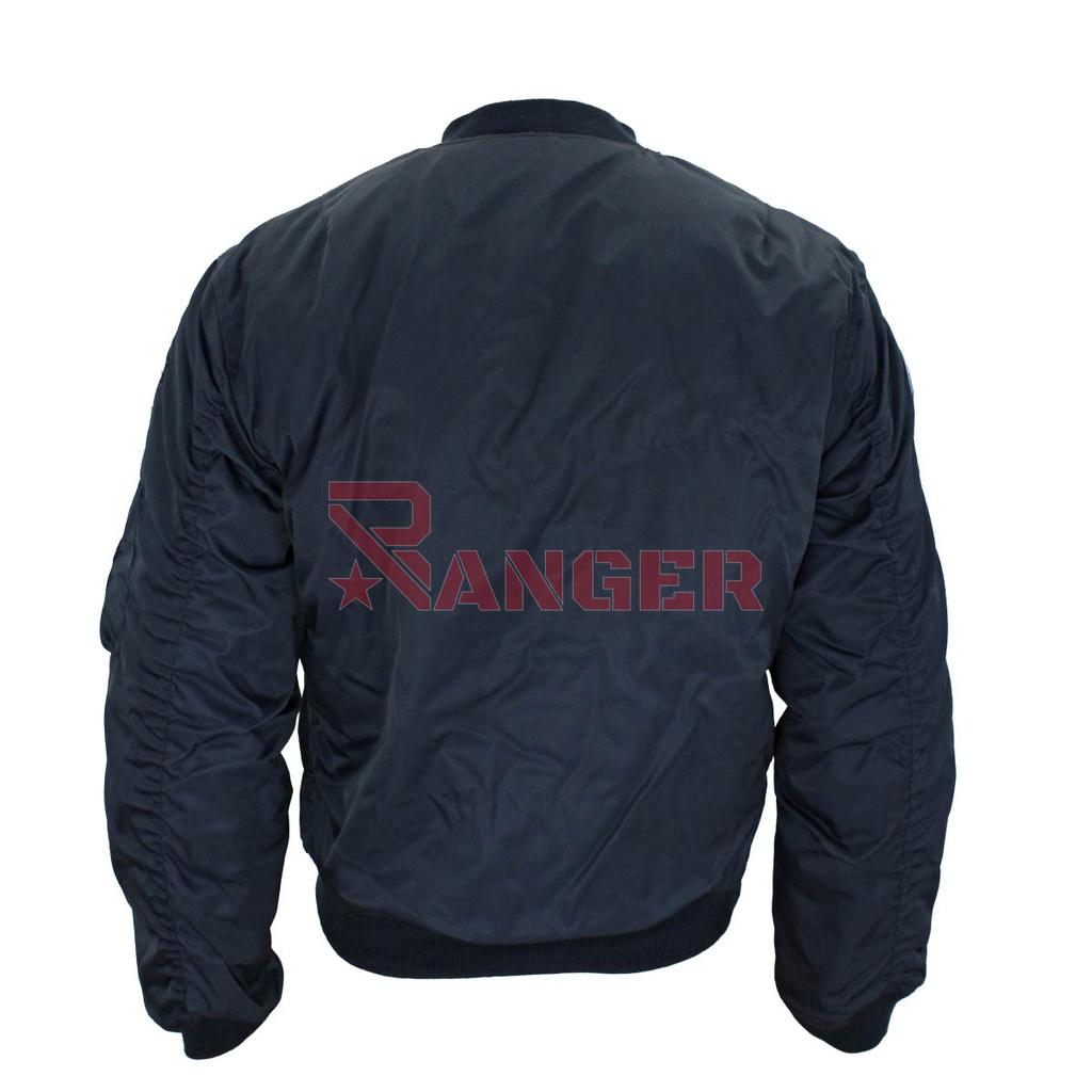 CAZADORA BOMBER IMMORTAL PARCHES MARINO