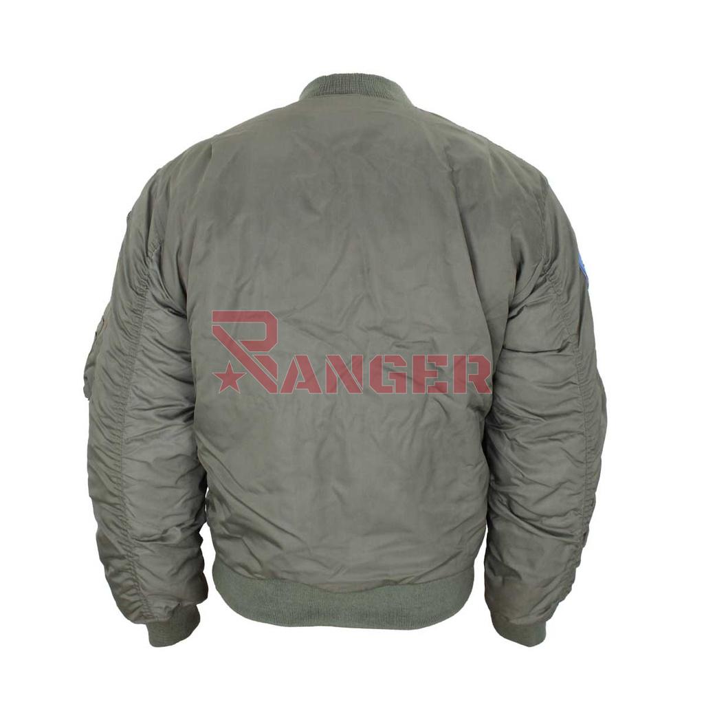 CAZADORA BOMBER IMMORTAL PARCHES VERDE