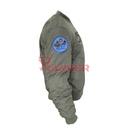 CAZADORA BOMBER IMMORTAL PARCHES VERDE