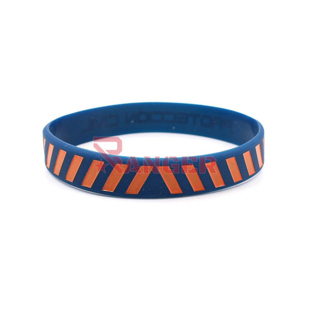 PULSERA IMMORTAL PVC PROTECCION CIVIL MARINO