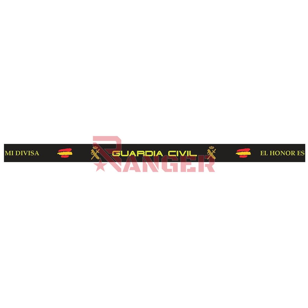 PULSERA IMMORTAL PVC GUARDIA CIVIL NEGRA