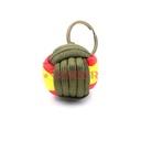 LLAVERO BOLA IMMORTAL PARACORD BANDERA ESPAÑA VERDE